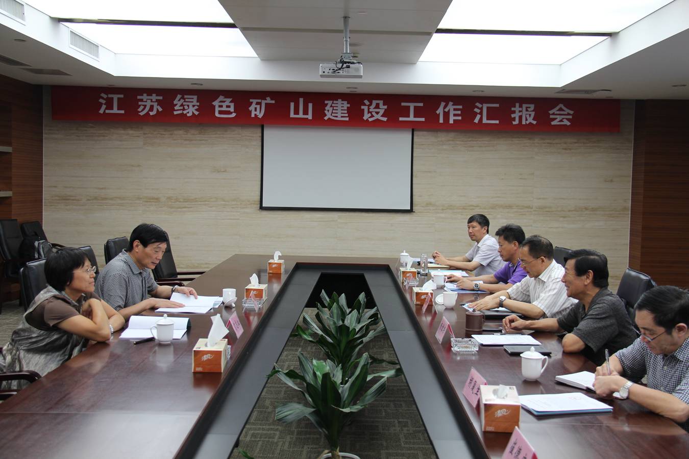 江苏绿色矿山建设工作汇报会